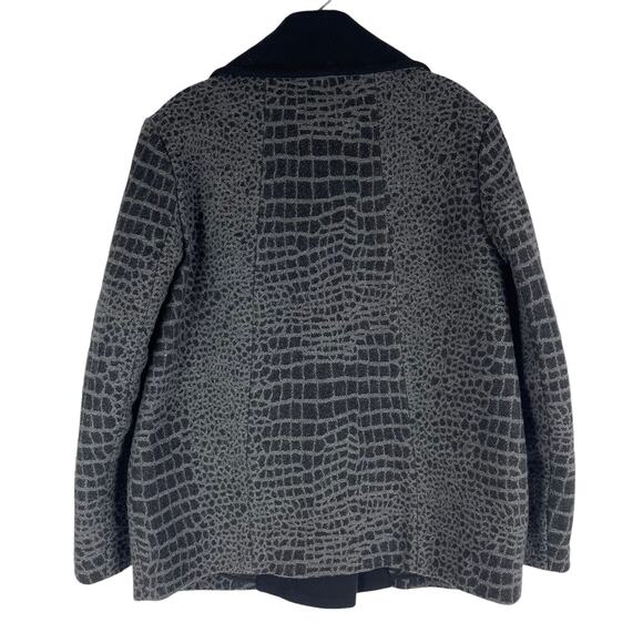 Patrizia Pepe Wool Cashmere Double Breasted Coat Gray Size 42/ S - Picture 5 of 10